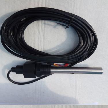 特點：316L不銹鋼，耐腐蝕、高溫、高壓型。  電極常數：10.0cm-1  性能：電極種類：兩電極式  電極材質：316L不銹鋼  溫補元件：PT1000  機械連接：1/2