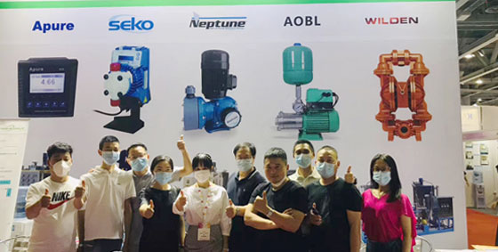 ?7月14-16日，為期3天的2020年廣東水展如期在廣州保利世貿博覽館隆重開幕。上海闊思電子有限公司攜多款水處理設備參展，受到眾多新老客戶、環保人士的認可和青睞。